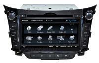 Штатное головное устройство MyDean 7213 для автомобиля Hyundai i30 (2012+) + Карты навигации Navitel 5.x Пробки (Лицензия) + Штатная камера заднего вида + ТВ-антенна Calearo ANT  внутренней установки
